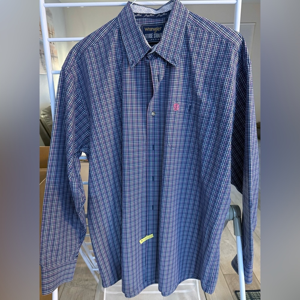 Men’s wrangler George Strait collection long sleeve shirt xxl